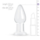 PLUG ANAL GILDO EM VIDRO Nº24