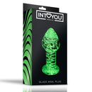 PLUG ANAL DE VIDRO QUE BRILHA NO ESCURO