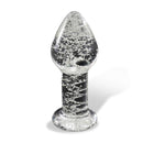 PLUG ANAL DE VIDRO QUE BRILHA NO ESCURO