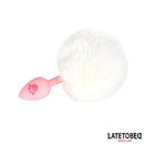 PLUG ANAL EM SILICONE COM CAUDA DE COELHO