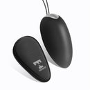 OVO VIBRATÓRIO RALAN PRETO DE SILICONE USB COM CONTROLO REMOTO