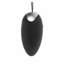 OVO VIBRATÓRIO RALAN PRETO DE SILICONE USB COM CONTROLO REMOTO