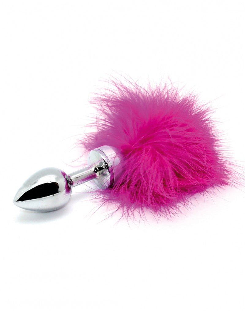 PLUG ANAL METÁLICO COM PLUMAS – Erosfarma