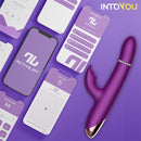VIBRADOR SENDEL APP COM ANEL DE ESFERA INTERNO PARA CIMA E PARA BAIXO E PULSAÇÃO