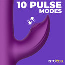 VIBRADOR SENDEL APP COM ANEL DE ESFERA INTERNO PARA CIMA E PARA BAIXO E PULSAÇÃO