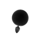 PLUG ANAL DE SILICONE COM POMPOM COELHINHO PRETO