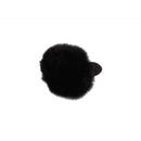 PLUG ANAL DE SILICONE COM POMPOM COELHINHO PRETO