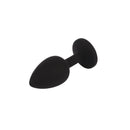 PLUG ANAL EM SILICONE COM JOIA ROSA FORTE
