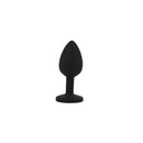 PLUG ANAL EM SILICONE COM JOIA ROSA FORTE