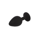 PLUG ANAL EM SILICONE COM JOIA ROSA FORTE