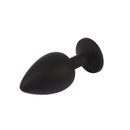 PLUG ANAL EM SILICONE COM JOIA ROSA FORTE