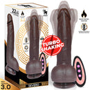 DILDO REALISTICO CENTAURO TURBO SHAKING, COM ROTAÇÃO 360º CONTROLE REMOTO EFEITO DE CALOR