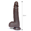 DILDO REALISTICO CENTAURO TURBO SHAKING, COM ROTAÇÃO 360º CONTROLE REMOTO EFEITO DE CALOR