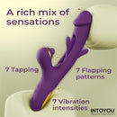 VIBRADOR SITER 3 COM MOVIMENTO DE INVERSÃO DA LÍNGUA E BATIDA DE BOLA
