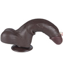 DILDO SLIDING DUAL LAYER 8.5" MULATO