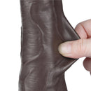 DILDO SLIDING DUAL LAYER 8.5" MULATO