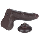 DILDO SLIDING DUAL LAYER 8.5" MULATO