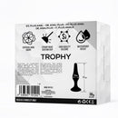 PLUG ANAL TROPHY PRETO SILICONE
