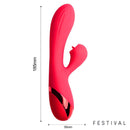 VIBRADOR TURNA USB VERMELHO