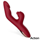VIBRADOR COM BOLA DE ESTIMULAR O CLÍTORIS SOFT VELTER COM VIBRAÇÃO E EFEITO DE CALOR