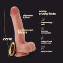 VIBRADOR DE SILICONE COM AQUECIMENTO INVIKTUS VIBE 8,5 CRUSHIOUS PELE
