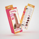 VIBRADOR DE SILICONE COM AQUECIMENTO INVIKTUS VIBE 8,5 CRUSHIOUS PELE