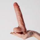 VIBRADOR DE SILICONE COM AQUECIMENTO INVIKTUS VIBE 8,5 CRUSHIOUS PELE