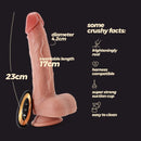 VIBRADOR DE SILICONE COM AQUECIMENTO INVIKTUS VIBE 9 CRUSHIOUS PELE