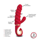 VIBRADOR GCANDY MINI CHILI CORAL