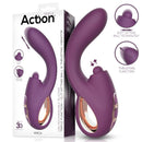 VIBRADOR COM BOLA DE BATER SUAVE VINCA COM MOVIMENTO DE IMPULSO E VIBRAÇÃO