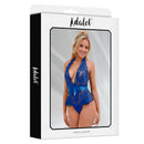 BODY AZUL VIOLET EM DECOTE V
