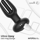 PLUG ANAL COM VIBRAÇÃO ZACK COM LÍNGUA GIRATÓRIA APP