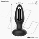 PLUG ANAL COM VIBRAÇÃO ZACK COM LÍNGUA GIRATÓRIA APP
