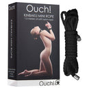 CORDA DE RESTRIÇÃO KINBAKU PRETA