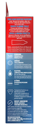 PRESERVATIVOS DUREX SENSAÇÃO EXTRA GRANDE 10 UNID