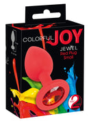 PLUG SMALL COLORFUL JOY JEWEL VERMELHO
