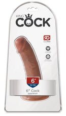 DILDO REALÍSTICO KING COCK 6”