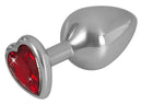 ANAL PLUG DIAMOND COM PEDRA EM CORAÇÃO