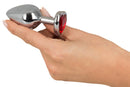 ANAL PLUG DIAMOND COM PEDRA EM CORAÇÃO