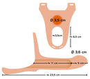 STRAP ON OCO DE SILICONE 13,5 CM