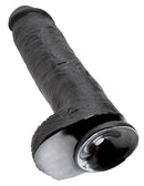 DILDO REALÍSTICO COM TESTÍCULOS KING COCK 11”