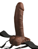 STRAP-ON OCO COM VIBRAÇÃO 8“ RECARREGÁVEL COM CONTROLO REMOTO