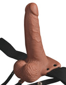 ARNÊS COM DILDO OCO COM VIBRAÇÃO USB 6" HOLLOW