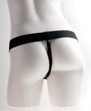 ARNÊS COM DILDO OCO COM VIBRAÇÃO USB 6" HOLLOW