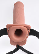 STRAP-ON OCO COM VIBRAÇÃO 10“ RECARREGÁVEL COM CONTROLO REMOTO