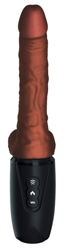 VIBRADOR REALISTICO COM MOVIMENTO & FUNÇÃO DE CALOR 7.5 "