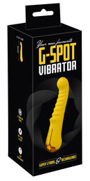 VIBRADOR PONTO G E P AMARELO USB