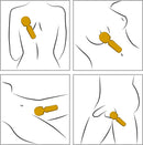 MINI MASSAJADOR RECARREGÁVEL AMARELO