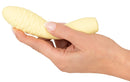 MINI VIBRADOR CUTIES AMARELO RECARREGÁVEL
