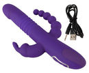 VIBRADOR TRIPLO COM IMPULSO